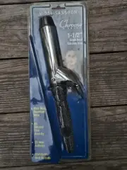 New Vintage VIDAL SASSOON Chrome Xpress 1-1/2” Curling Iron Model VS022C 2005