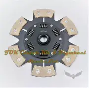 JDK STAGE3 Ceramic 6 Puck CLUTCH DISC 1986-1991 for MAZDA RX-7 TUBRO 13B 1.3L (for: Mazda)