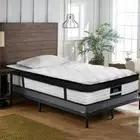 Single Euro Top Spring Mattress Padded Medium Firm Hypo Allergic Bed 31cm Thick