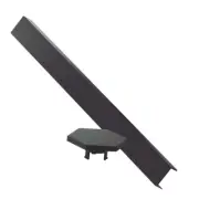 9PK Nanoleaf Lines 25.9cm Ultra-Lightweight Wall Decor Skins w/Mounting Caps BLK