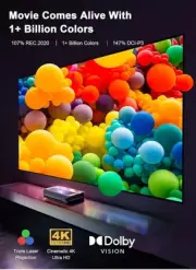 4K LTV-3500 PRO Short Throw Triple Laser Projector ẅ Dolby Atmos & 3D