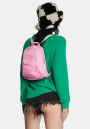 [JanSport] Leopard Embossed Half Pint Mini Backpack