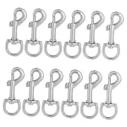3 Inch Swivel Snap Hooks, 12Pcs Heavy Duty Pet Leash Hooks Swivel Eye Snap