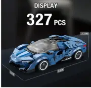 327PCS MOC Racing Sports Car Building Blocks Set Cool Simulation Supercar Model