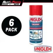 6 Pack Bulk Buy UNIGLIDE Multi Spray Lubricant and Penetrant 300g | UMS300