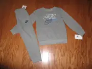 Nike Air 2-Pc. Pull Over Sweatshirt & Pants Set Boys Size 4 NWT