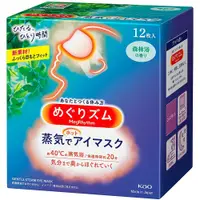 在飛比找PChome24h購物優惠-日本KAO蒸氣眼罩【森林浴】12入