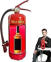 Wine Bottle Fire Extinguisher - Liquor Bottle Holder, Iron Bar Cabinet Wine Storage | Creative Liquor Storage With Wine Dispenser Kitchen Living Room Use, Wine Bottle Holder For Elegant Home