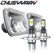 Pair 5x7 7x6" LED Headlights Hi-Lo For 1982-2012 Ford E 150 E 250 E 350 Van