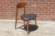 Dane Dining Chair - Solid Tasmanian Blackwood Timber - PU Padded Seat