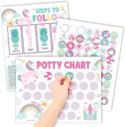 14 Pcs Potty Training Sticker Chart Potty Training Chart. Potty Training Sticker