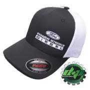 FLEXFIT FITTED ford powerstroke trucker ball cap hat diesel truck gear flex fit