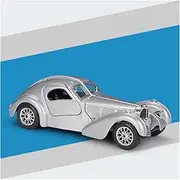 Scale Finished Model Car 1:24 for Bugatti Atlantic Alloy Classic Luxury Car Model Die-cast Vehicles Collection Souvenir Display Miniature Replica Car