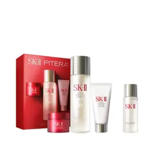 【SK-II】官方直營 SK-II PITERA™ 新客入門緊緻嫩肌套裝組(青春露75ml+活膚霜15g+潔面乳20g)