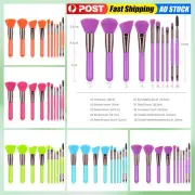 10PCS Professional Makeup Brush Set Eyeshadow Concealer Blusher Cosmetic Brushes