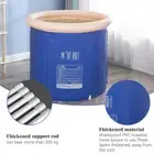 Portable Bath Folding Bathtub Inflatable Cold Therapy Hot Tub Spa Massage