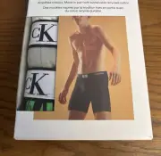 NWT Calvin Klein Men's 3-PACK (LARGE) 1996 BOXER BRIEFS NB3529-916