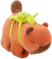 Plush Capybara Slap Bracelet - Stuffed Toy Wristband, Travel Wrist Band Toy | Multifunctional Cartoon Plush Slap Bracelet Stuffed, Multipurpose Animal Hugger Decor for School Start Day, (5.91 Inches)