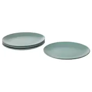 FÄRGKLAR plate, matt light turquoise, 26 cm