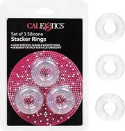 Calexotics 3 Piece Silicone Stacker Rings