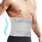 Abdominal Binder Hernia Belt Waist Compression Umbilical Bandage Back Support XL