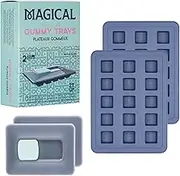 Magical Butter Machine 8ML Silicone Non-Stick Gummy Trays - Perfect for Making Hard Candy, Chocolate, DIY Gelatin Durable, Flexible and Easy to Clean - 30 Pieces in Total