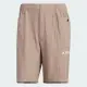 【adidas 愛迪達】UPF Shorts 男 短褲 亞洲版 戶外 健行 休閒 防潑水 反光 愛迪達 咖啡(IL8947)