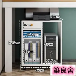 主機架 移動主機架 電腦主機架 落地主機櫃 實木電腦機箱放置收納架 打印機子架 置物架 臺式主機架子