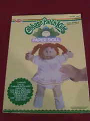 1983 Avalon Cabbage Patch Kids Paper Doll Dress Up Kit