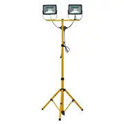 Ultracharge 2x 20W LED Twin Floodlight Outdoor Work/Flood Light w/ 1.6m Stand