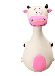 AIMALL Latex Squeaky Dog Toy - Puppy Pet Chew Toys with Squeaker - Bite-Resistant - Medium Breeds
