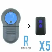 5 x Merlin M802 Blue Compatible Garage Door Remote Control Prolift 230T/430R