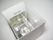 Hold Everything Silver Tea Light Candle Votive Holder Set of 2 New