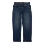 Wonder Nation Boys Relaxed Denim Jeans, Size 8, Slim & Husky