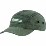 SUPREME FW23 DISTRESSED RIPSTOP CAMP CAP 抗撕裂 五分割帽 (綠色) 化學原宿