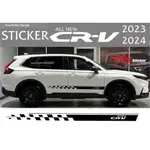 HONDA 貼紙本田 CRV 2023 2024 配件 AL NEW CRV 2023 2024