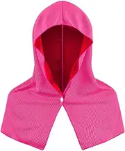 Tadill Cooling Towel Cooling Neck Wrap for Neck and Face Lightweight Breathable Ice Towel Sun Protection for Running Workout Yoga, Rose Red