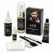 Beard Mustache & Brow TINTING Dye Color KIT With Keratin- Pro Quality USA