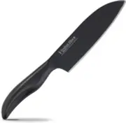 Made by Shimomura Kogyo Japan Verdun Black Santoku Knife Santoku Knife 165mm
