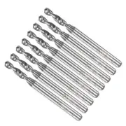 1/8" Shank 2.45mm Tungsten Carbide CNC Precision Micro PCB Drill Bits 8-Pieces
