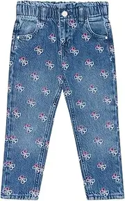 [GUESS] Blue Denim Paper Bag Jeans (2-7)