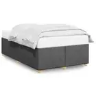 DOUBLE Size Fabric Bed Frame Modern Minimalist Mattress Base Wood Slats Platform