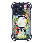 iPhone 16 Pro Ultra Bounce Case MagSafe Compatible Floral Garden with Butterflies