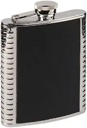 Haller Unisex's Hip Flask Leather/st. 170ccm, Black, 170