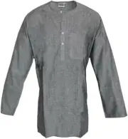 Krishna Bengali Ash Kurta Long Sleeve (BKALS)