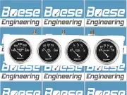Billet Aluminum 4 Gauge Under Dash Instrument Panel w/ Auto Meter Old Tyme Black