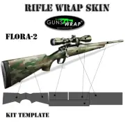 Camouflage Guns Wrap Skins Premium Vinyl Sticker Matte Rifle Pre-Cut Flora-2