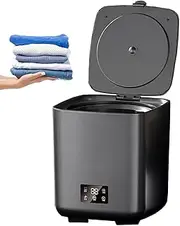 Portable Washing Machine 10l - Fully Automatic Mini Washer with Drain Pipe, 4 in 1 Function & 4 Speed Adjustment - Compact Travel Washer with LCD Touch Control for Home, Apartment, Rv, Travel