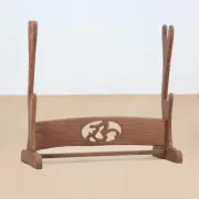 Wenge Japanese Samurai Sword Holder Stand Katana Tanto Display Rack M-2 Tier