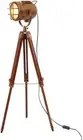 Copper with Wooden Tripod Nautical Modern Searchlight Home & Office Decorative,